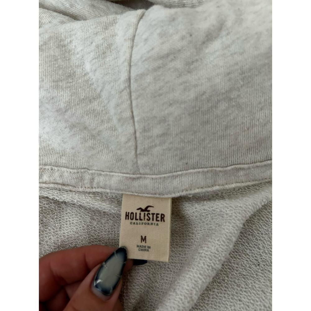 Y2K Women’s Hollister Cream Full Zip Jacket Size Medium - Picture 5 of 5